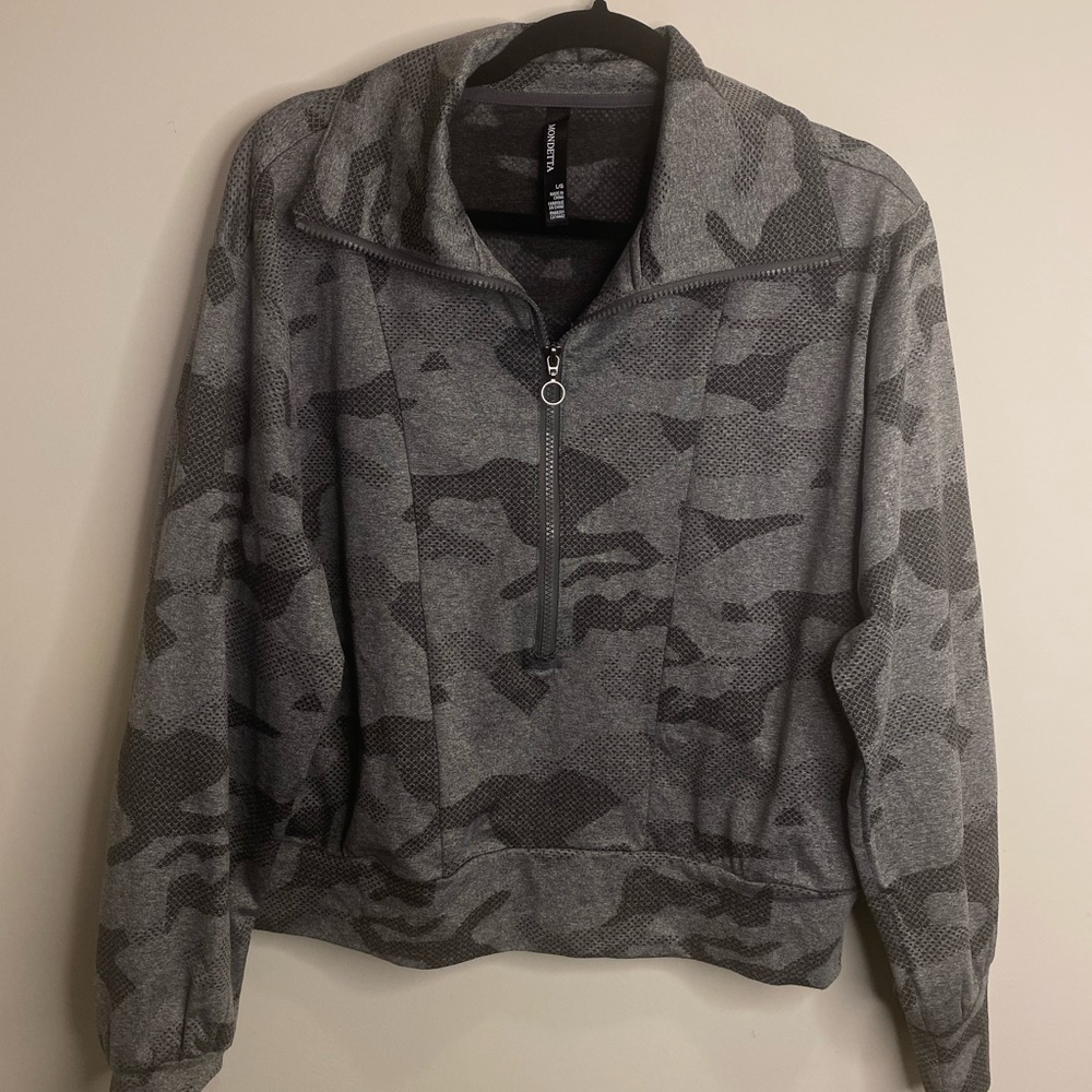Mondetta Active Wear Pullover Jacket, Large